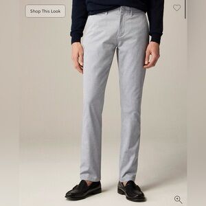 J. Crew Men's Light Gray Chinos 484 Slim